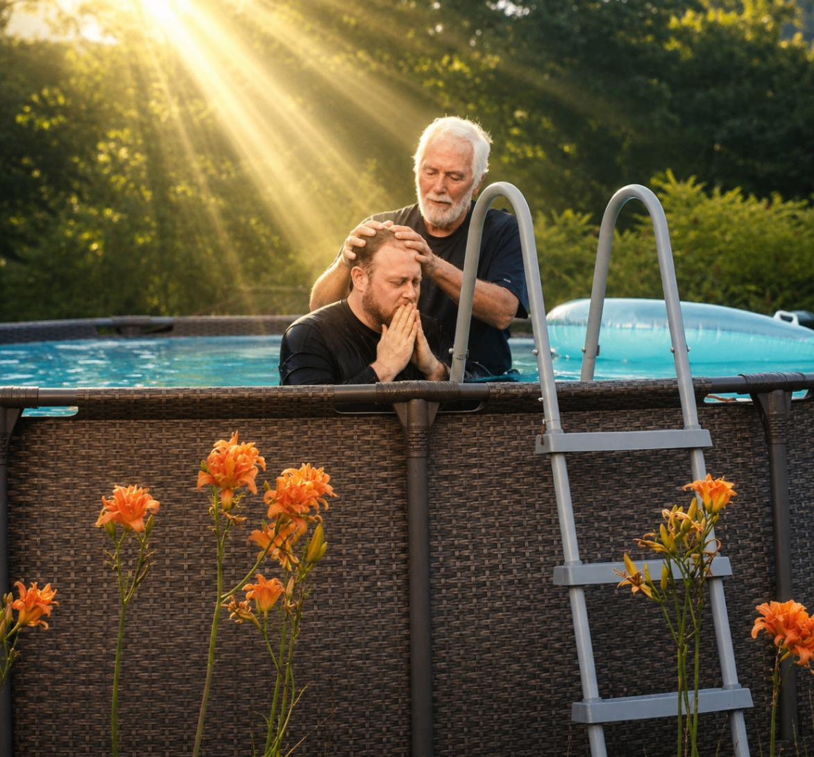 Church Picnic and Baptism — cover photo